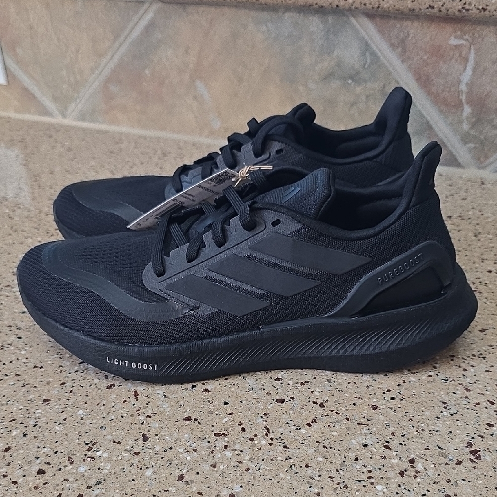 Adidas Men's Black Pureboost 5 Running Shoes